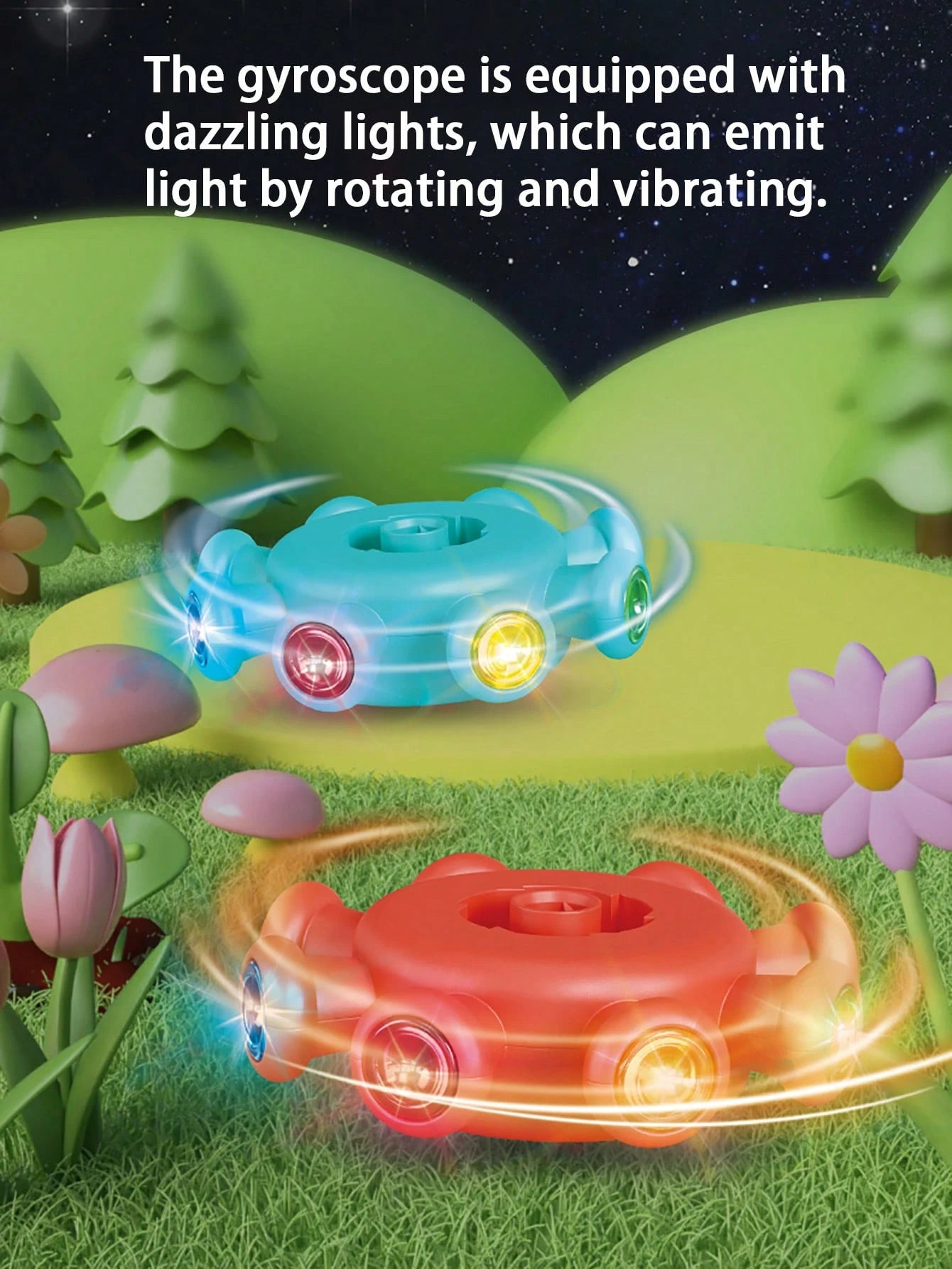 3 in 1 Gyro Octopus with Light - Image 11