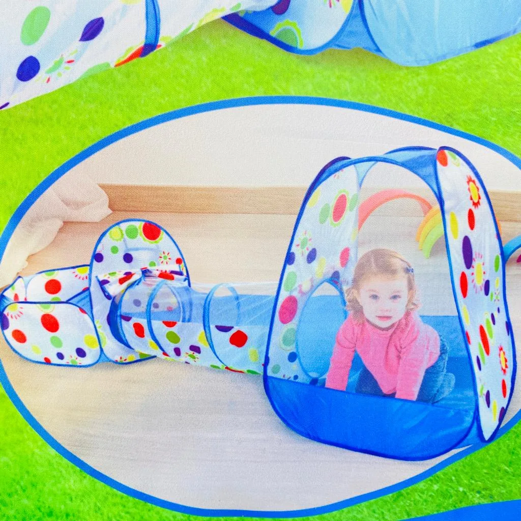 3 in 1 Kids Play Tent with Play Tunnels and Ball Pit - Image 3