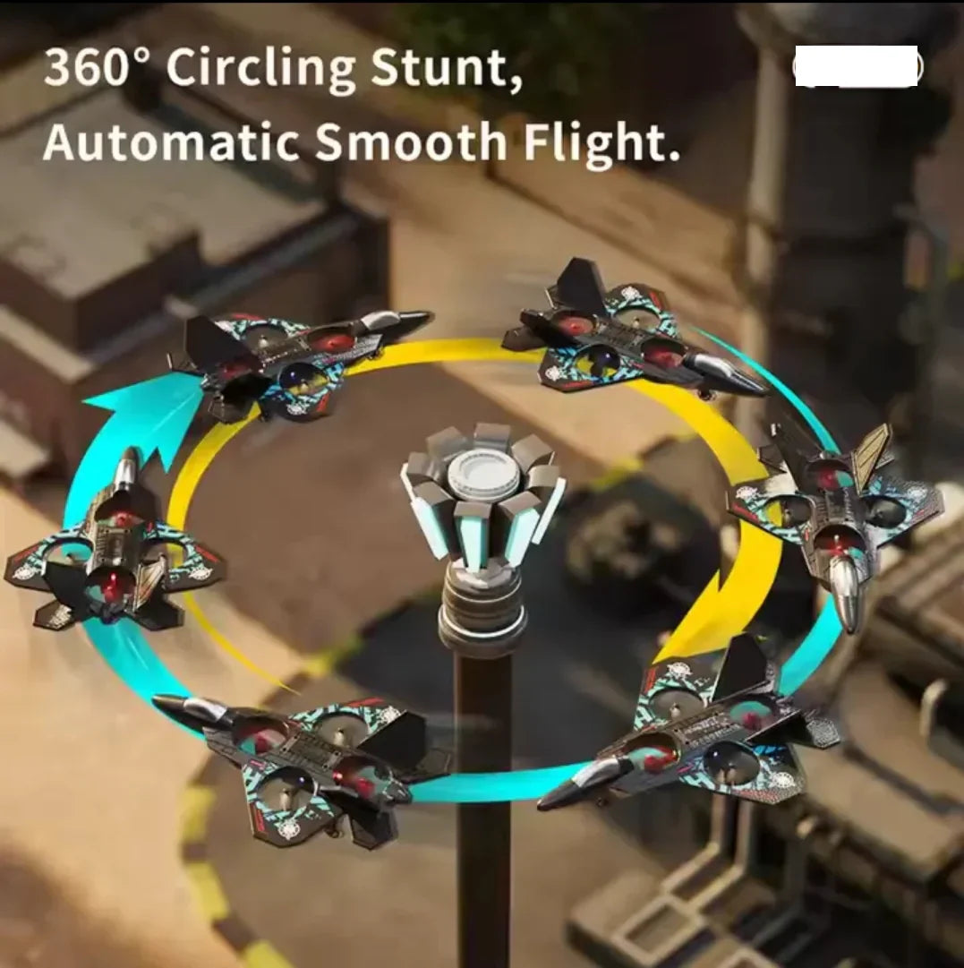 360 Rotate Plastic Remote Control Fighter Plane - Image 2