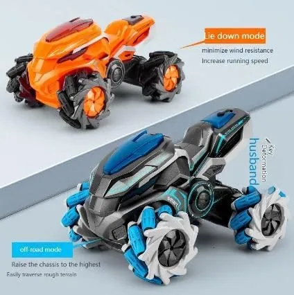 360° Rotate RC Stunt Motorcycle With Smoke & Light & Sound - Image 4