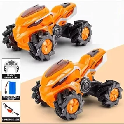 360° Rotate RC Stunt Motorcycle With Smoke & Light & Sound - Image 7