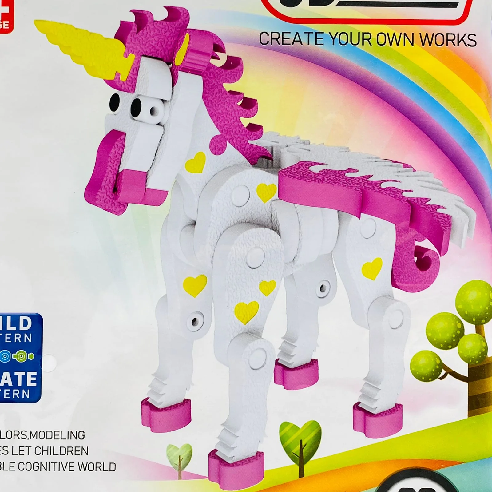 3D Unicorn Puzzle Set - Image 2