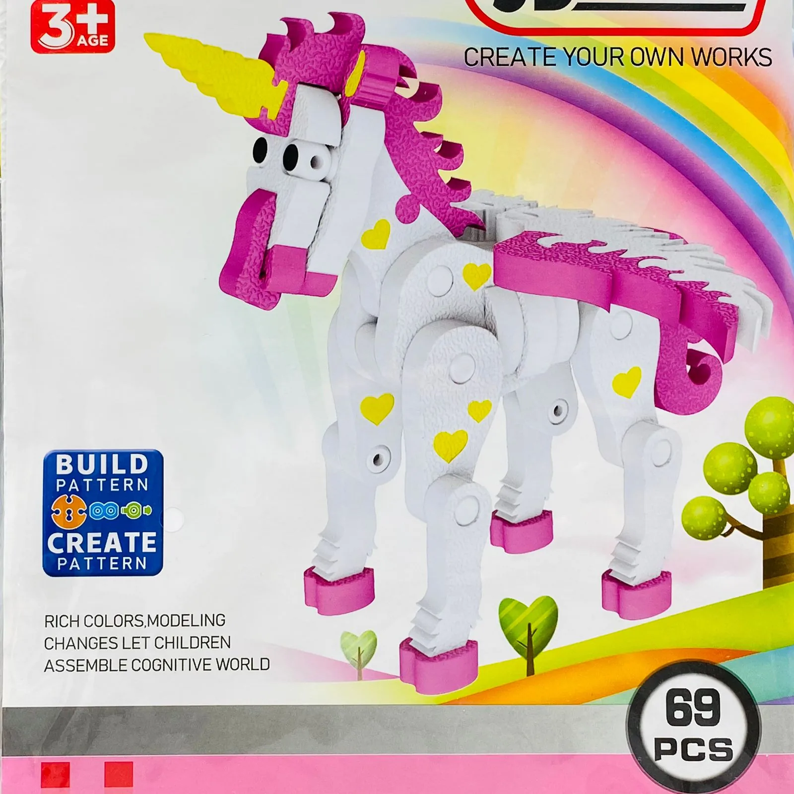 3D Unicorn Puzzle Set - Image 3