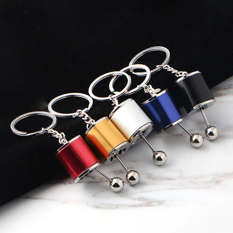 3D Gear Knob KeyChain - 2 Pcs - Image 2