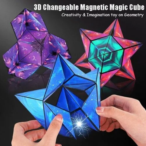3D Geometric Brain Teaser Magic Cube - Image 3
