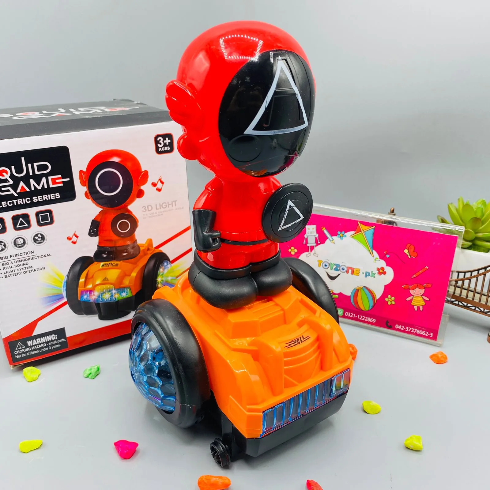 Squid Game 3D Light Balance Car - Image 3