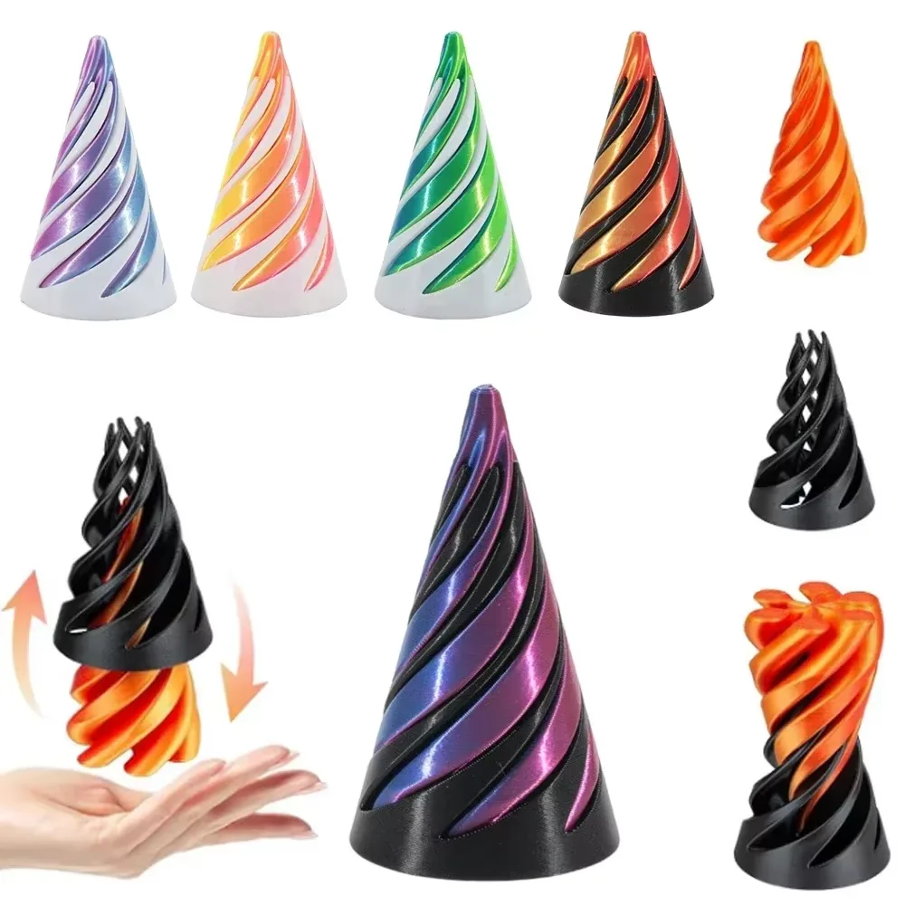 3D Printed Spinning Magic Cone - 5 Pcs - Image 8