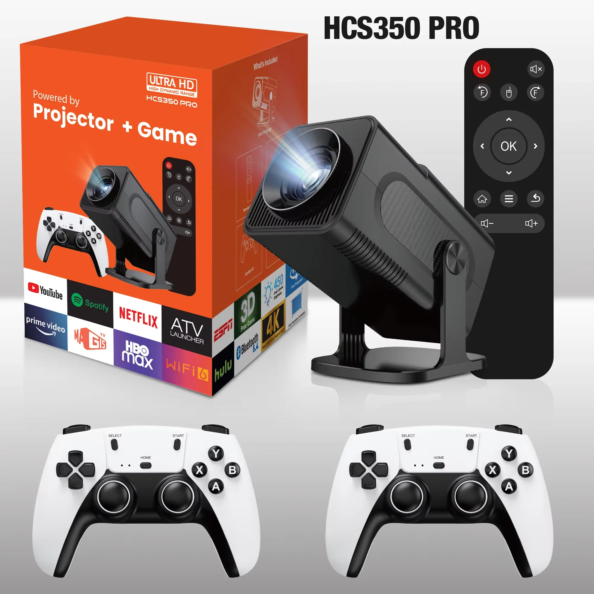 4k 3D Game Projector With Video Player - Image 2