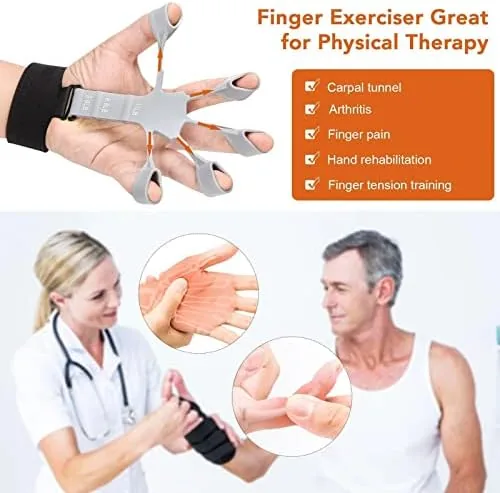 5-Finger Silicone Wrist Chest Expander - Image 6