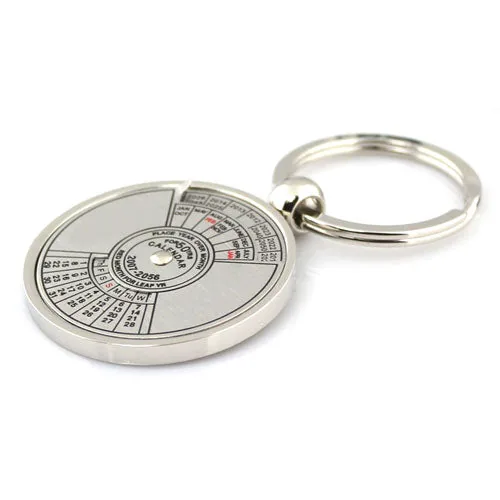 50 Years Perpetual Calendar Metal Keychain - Image 3