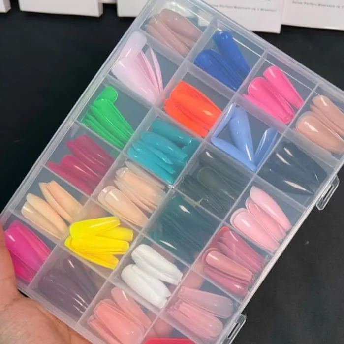 576 Pcs Multi-Color Nail Set - Image 4