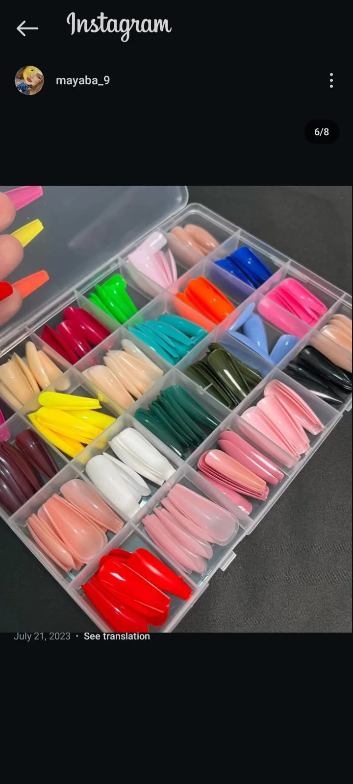 576 Pcs Multi-Color Nail Set - Image 5