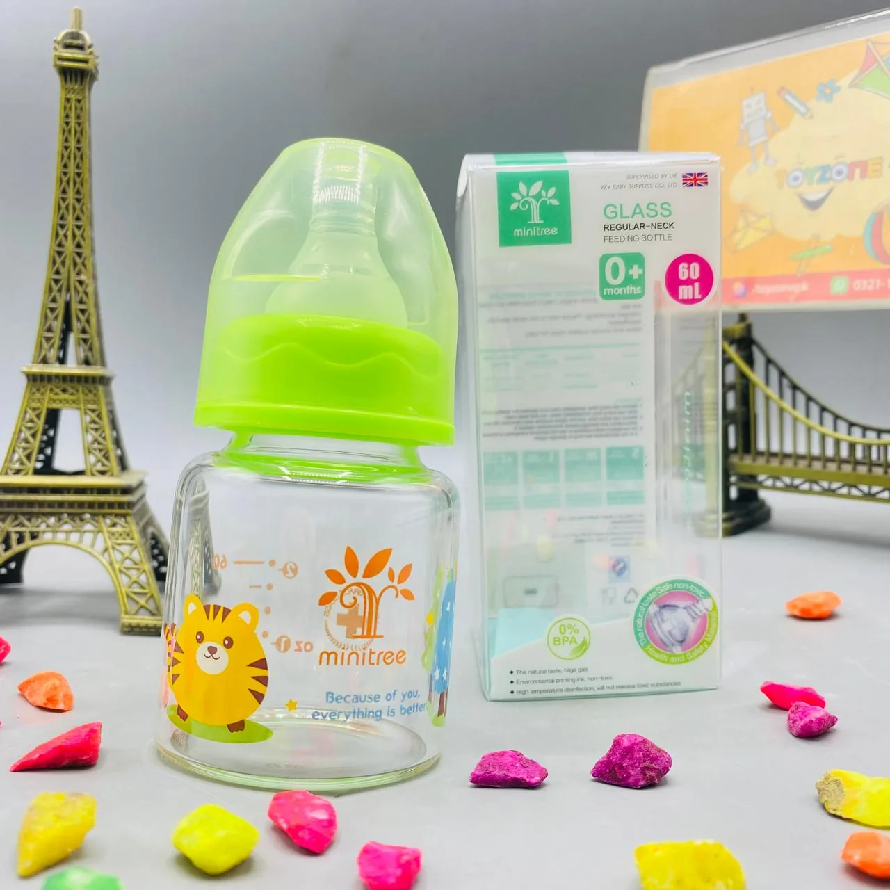 60ML Glass Baby Feeder