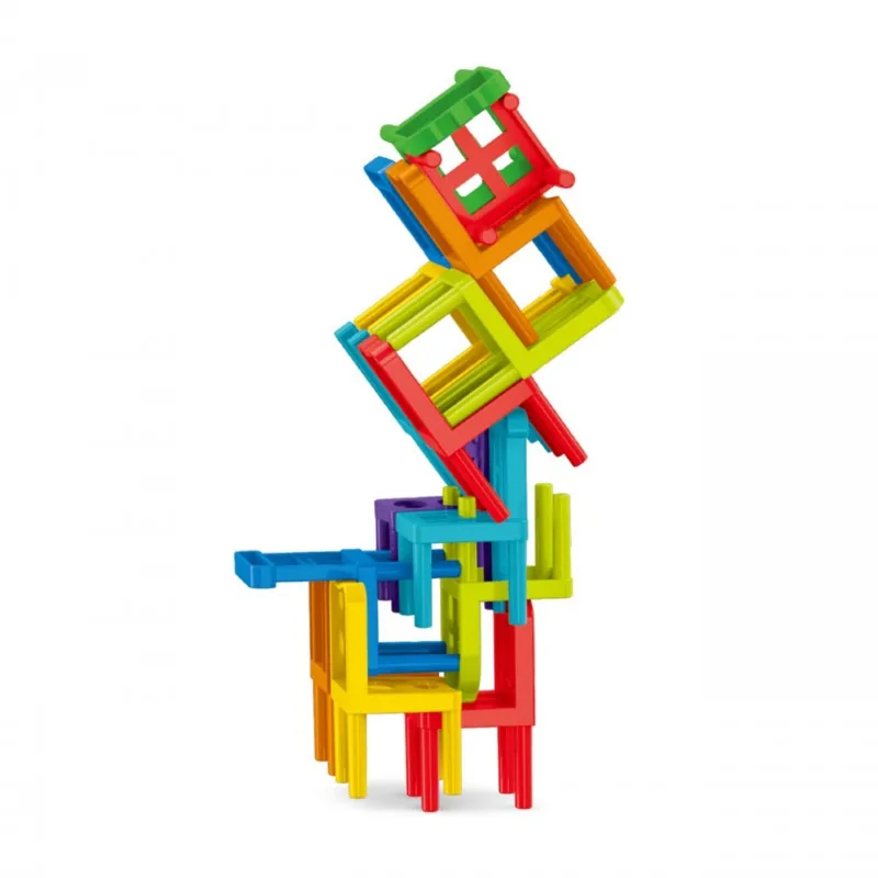 36 Pieces Acrobatic Colorfull Stacking Chair Block - Image 7