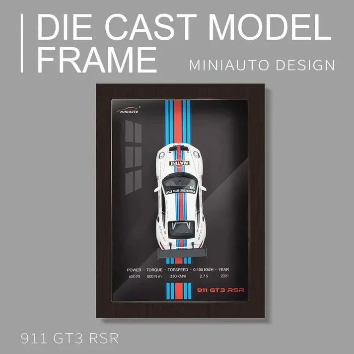 8Pcs Complete Set of 3D Frame Diecast Models