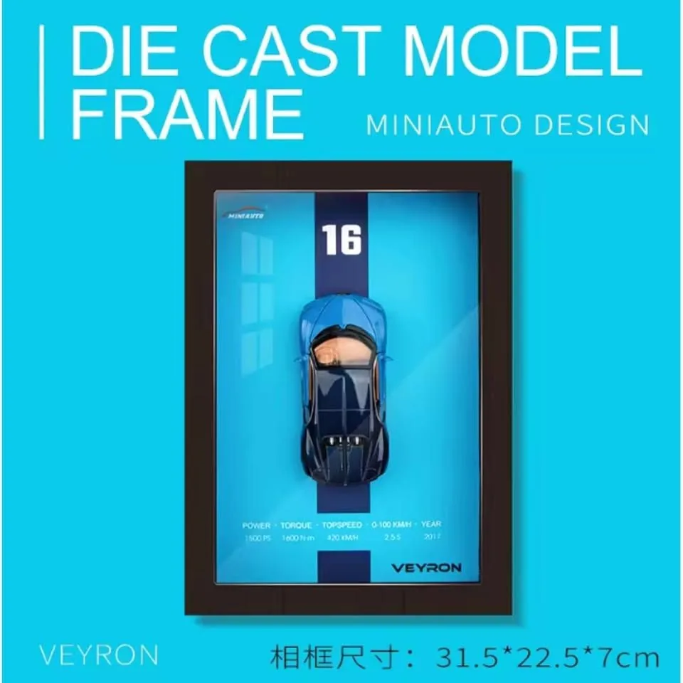 8Pcs Complete Set of 3D Frame Diecast Models - Image 2
