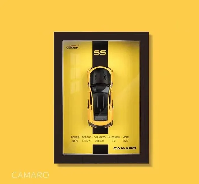 8Pcs Complete Set of 3D Frame Diecast Models - Image 4