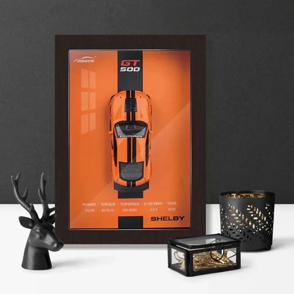 8Pcs Complete Set of 3D Frame Diecast Models - Image 5
