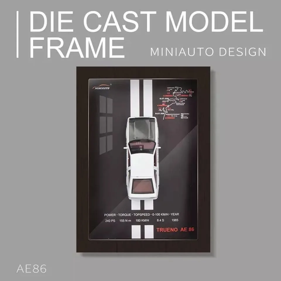 8Pcs Complete Set of 3D Frame Diecast Models - Image 6