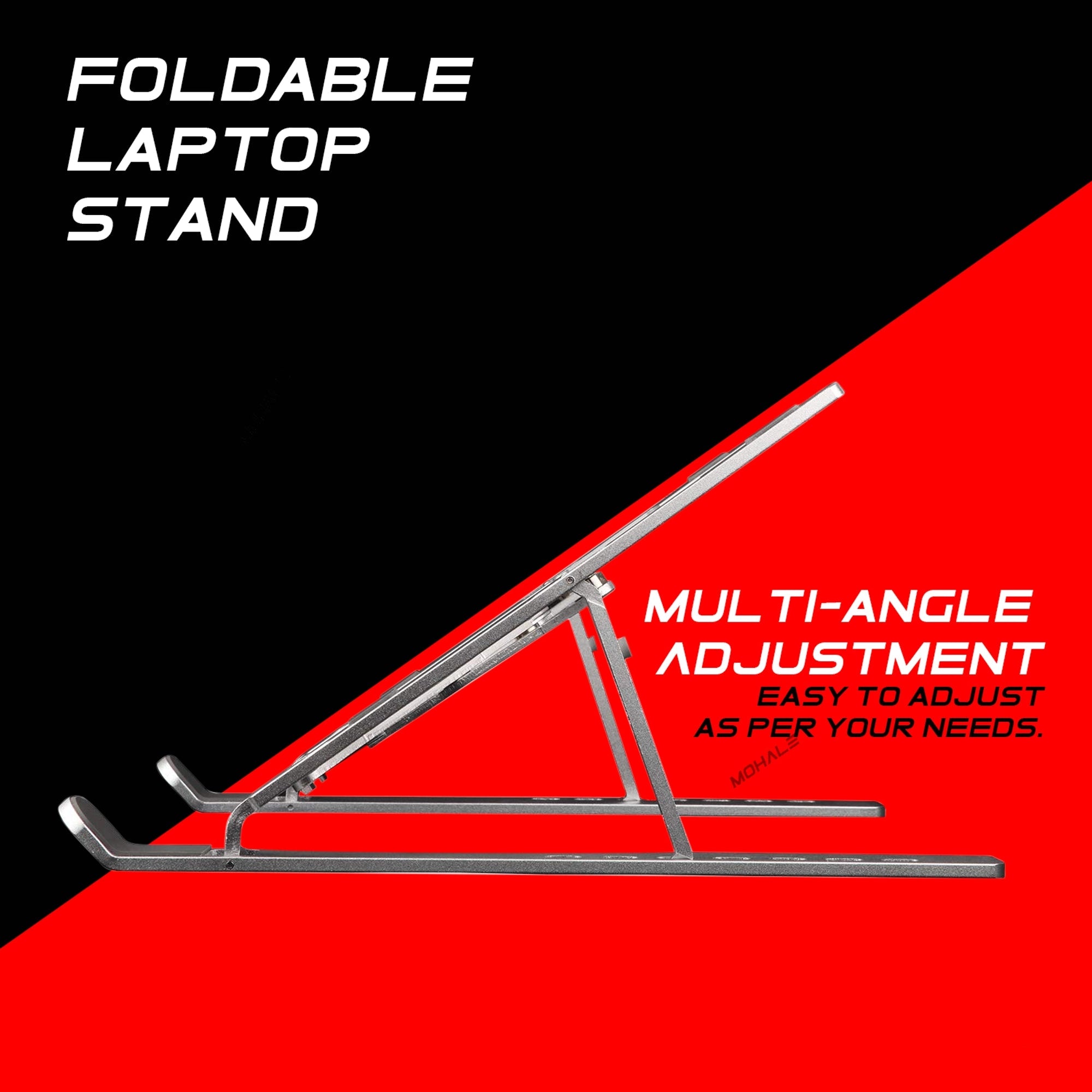 Adjustable Foldable Laptop Alloy Stand - Image 4