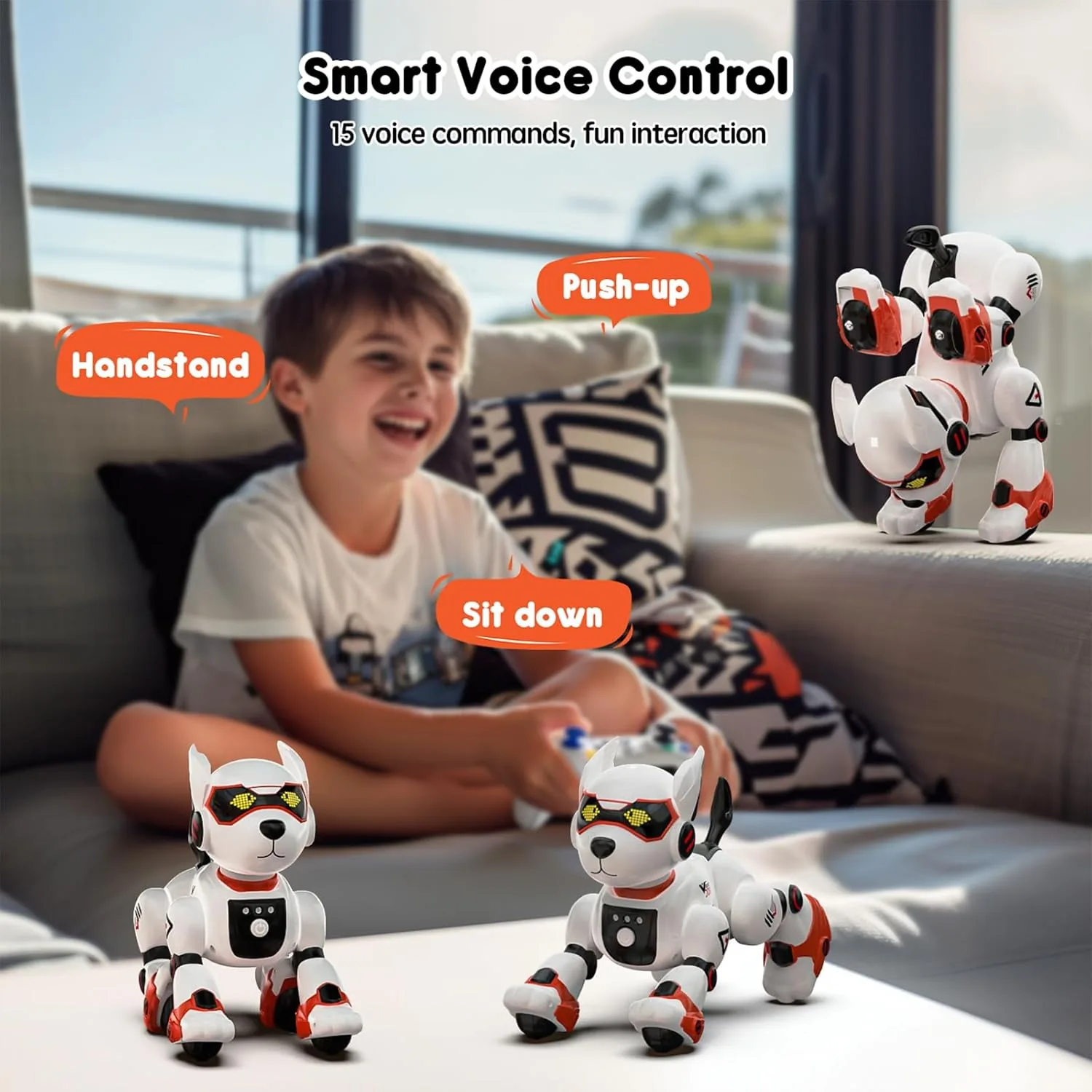 Ai Remote Control Robot Dog with Voice Controller - Image 6