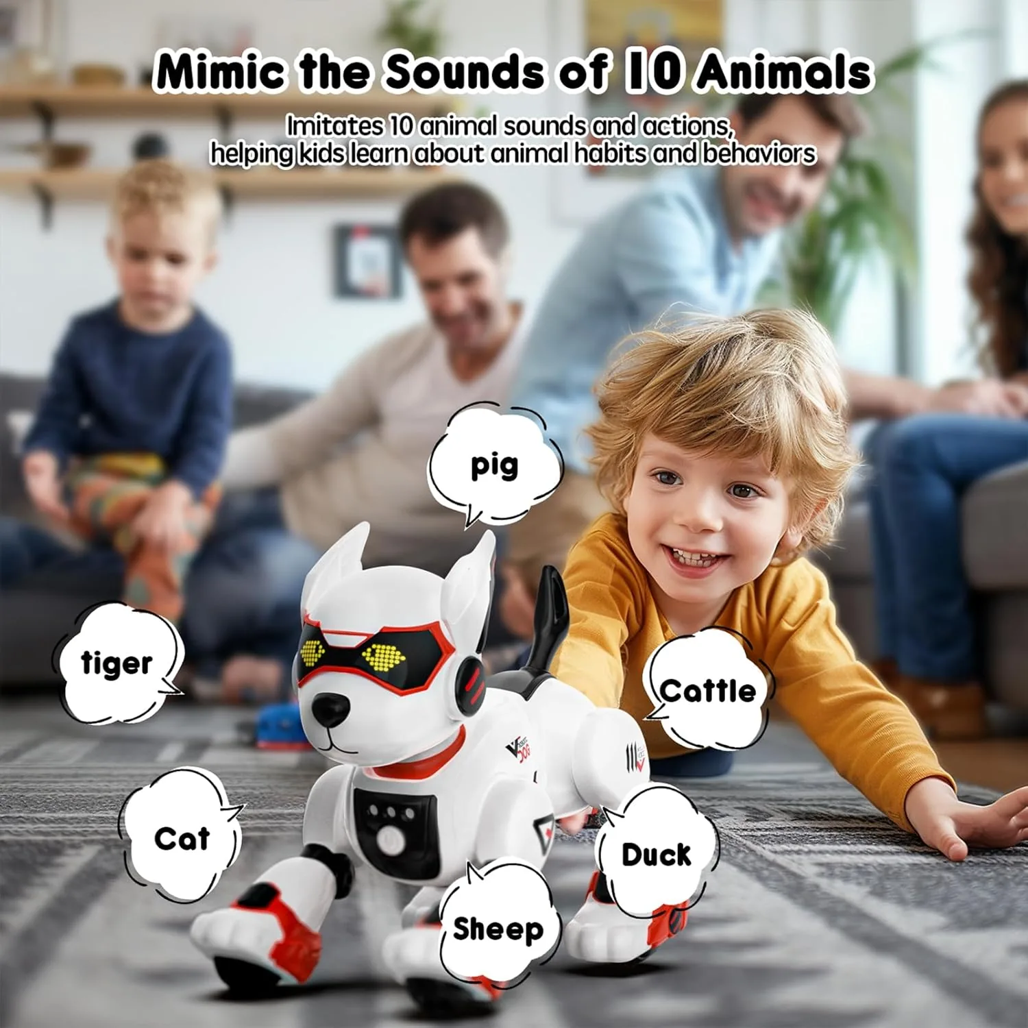Ai Remote Control Robot Dog with Voice Controller - Image 7