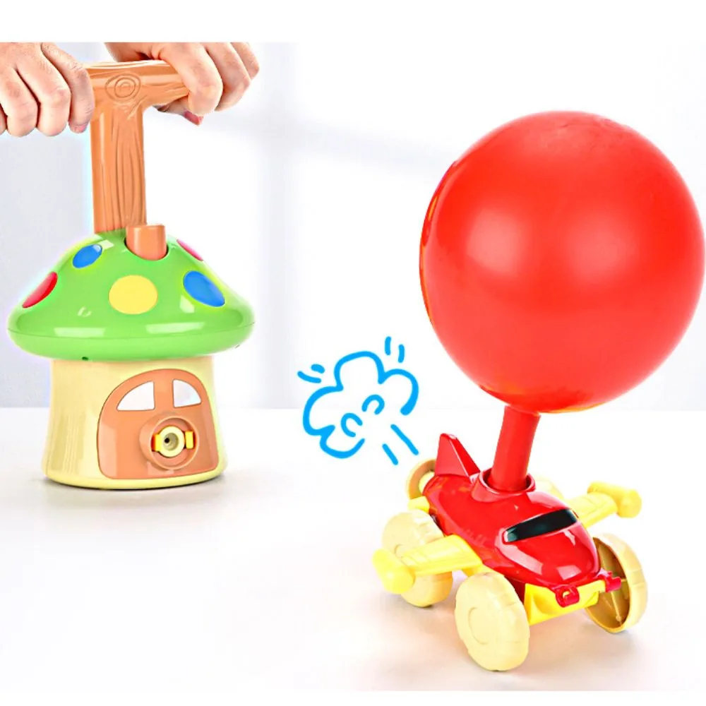 Air Powered Balloon Car Press Inertia Car Cartoon for Kids - Image 3