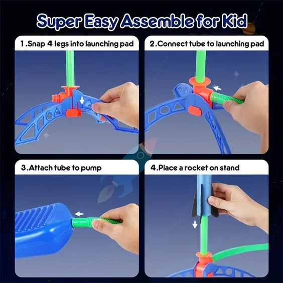 Air Rocket Foot Pump Launcher - Image 6