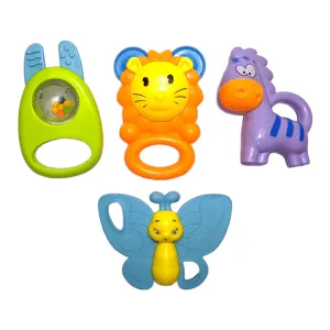Animal Shaped Rattle Set 4 Pcs - Image 4
