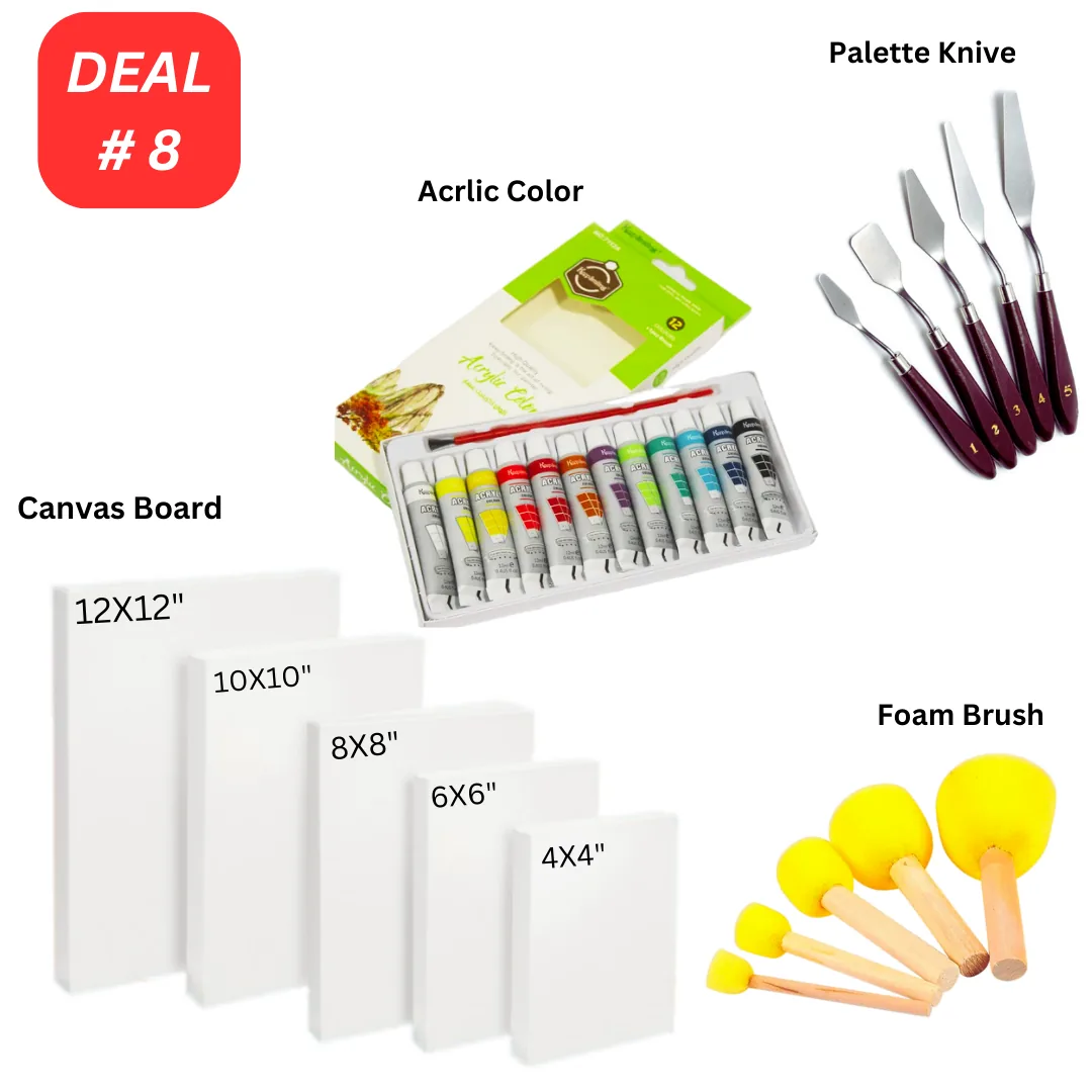 Artist Acrylic Painting Deal - 16 Pieces - Image 5