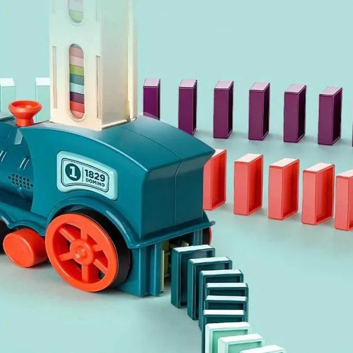 Automatic Domino Train with 60 Blocks - Image 2