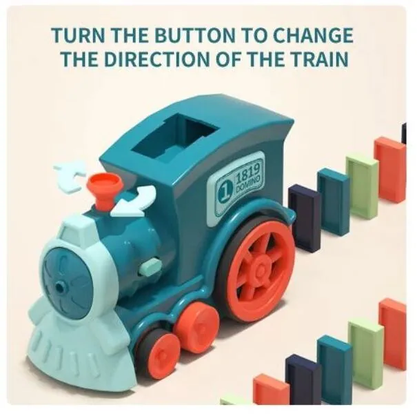 Automatic Domino Train with 60 Blocks - Image 6