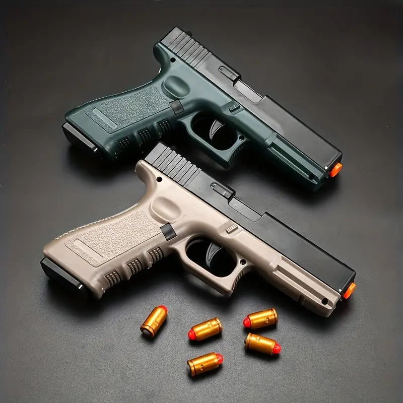 Automatic Shell Ejection Soft Bullet Pistol (Works Without Loading) - Image 2