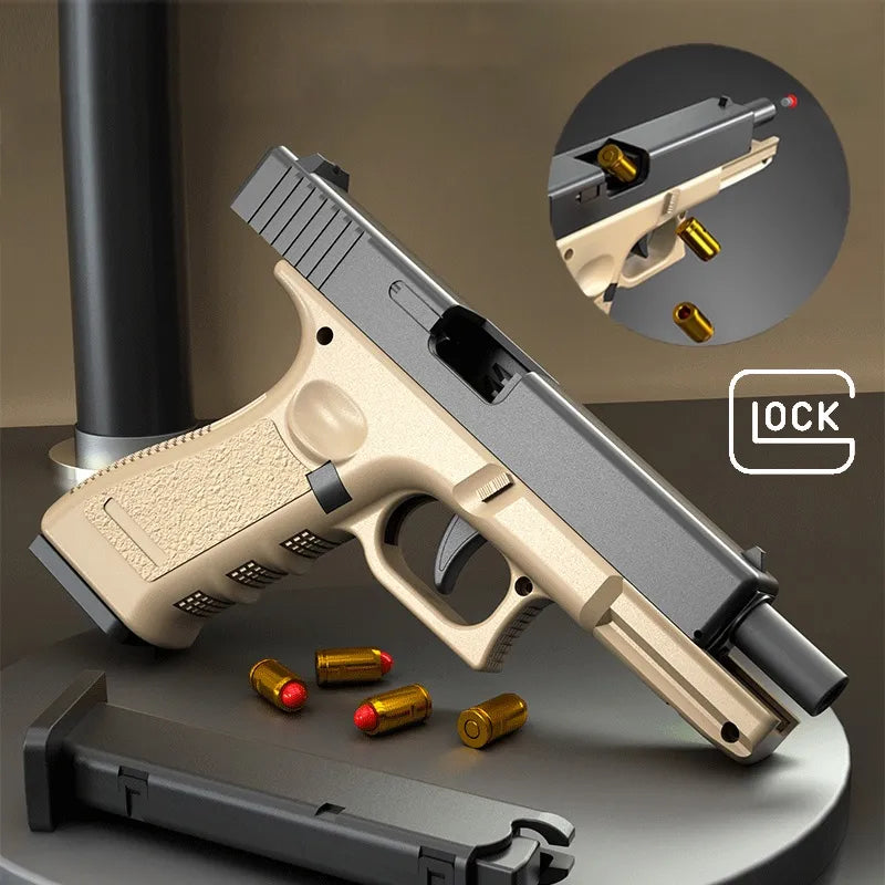 Automatic Shell Ejection Soft Bullet Pistol (Works Without Loading) - Image 4