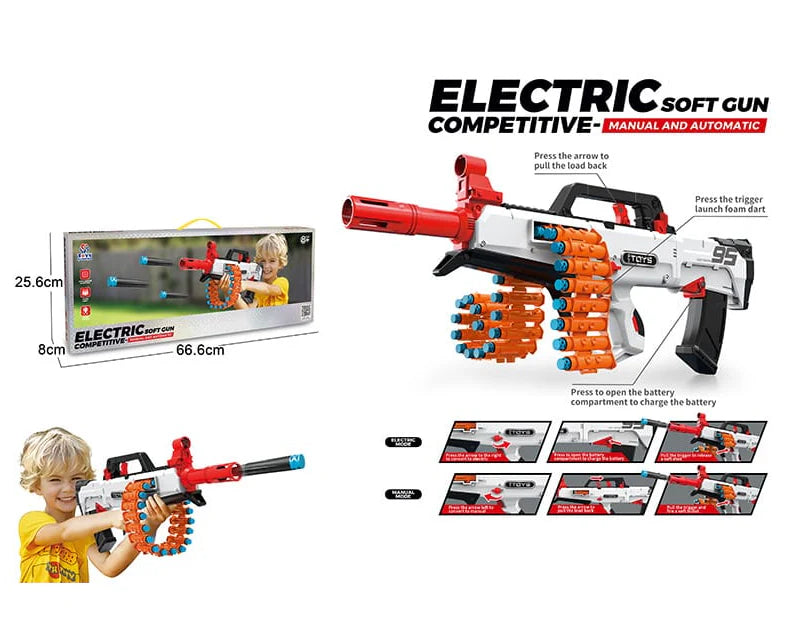 Automatic Soft Bullet Machine Gun Toy - Image 3