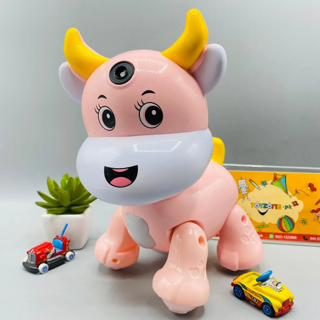 Baby Light and Sound Walking Cow Toy - Image 3