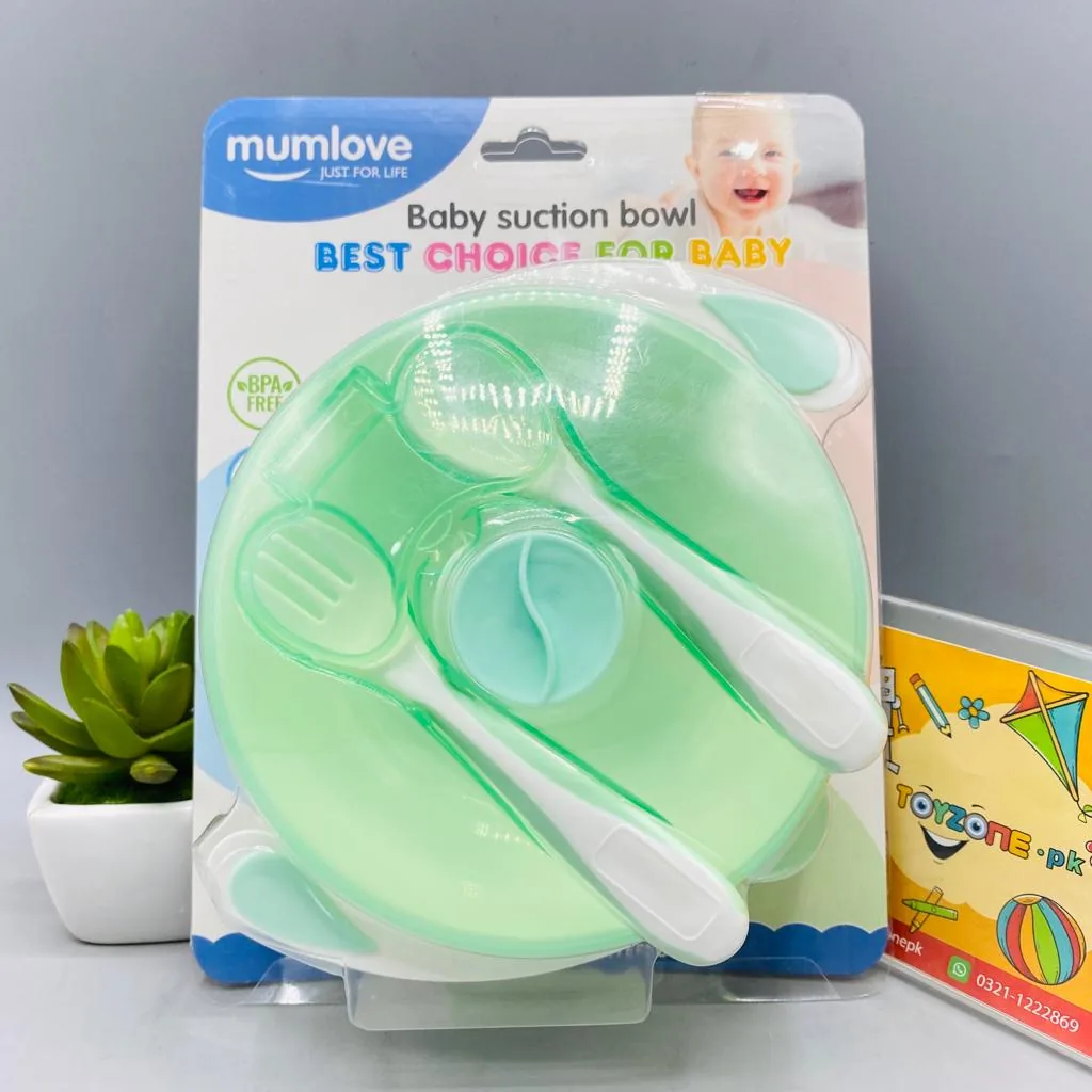 Baby Suction Bowl With Spoon And Fork - Image 2