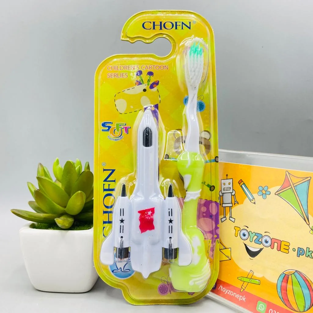 Baby Toothbrush With Airplane Toys