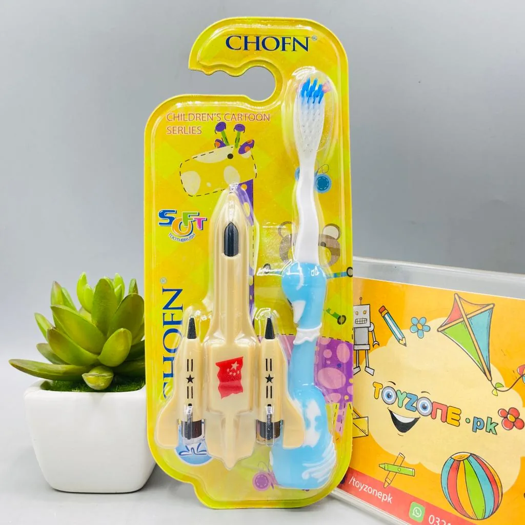Baby Toothbrush With Airplane Toys - Image 3