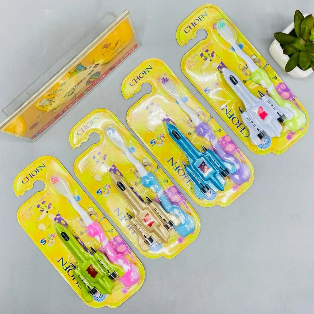 Baby Toothbrush With Airplane Toys - Image 4