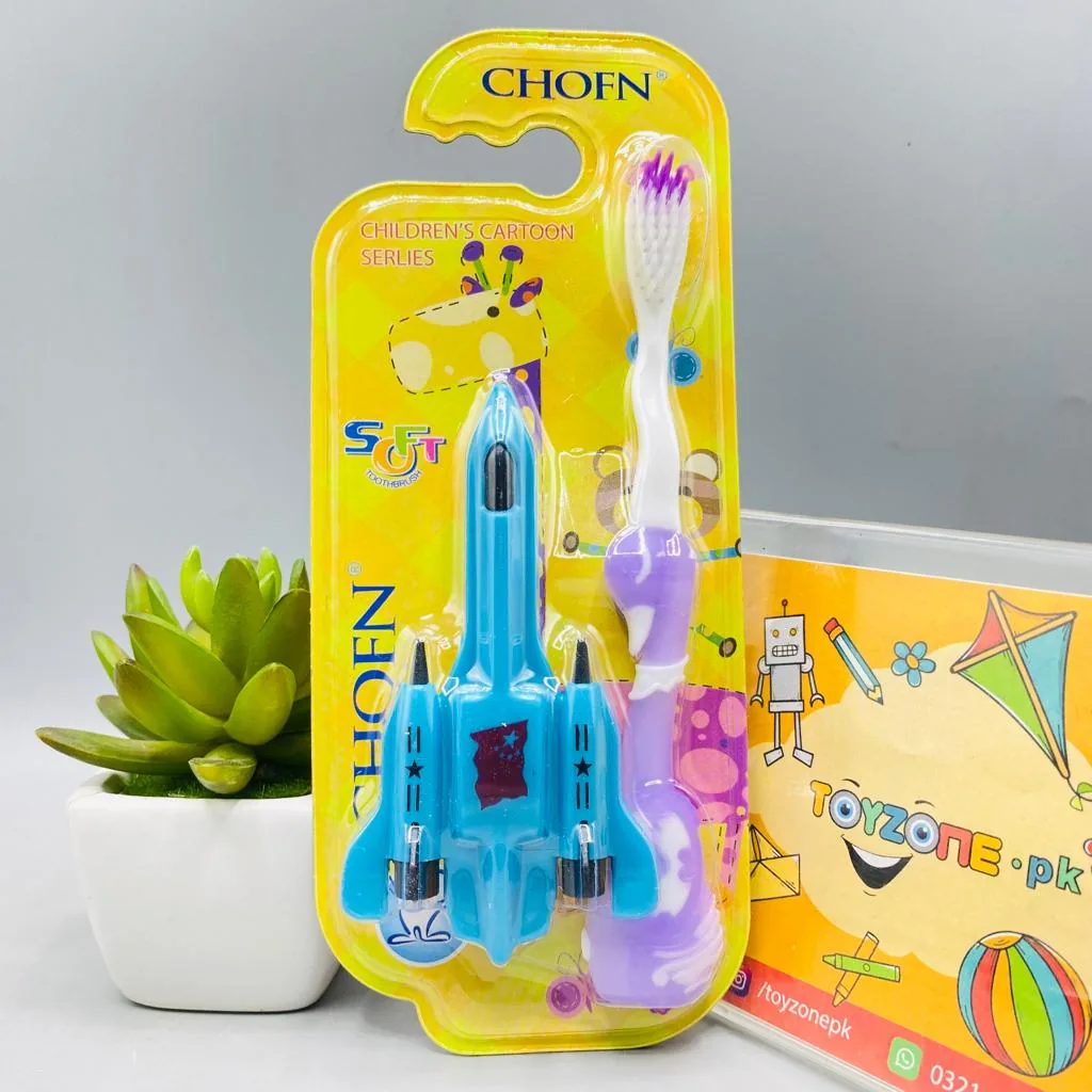 Baby Toothbrush With Airplane Toys - Image 5