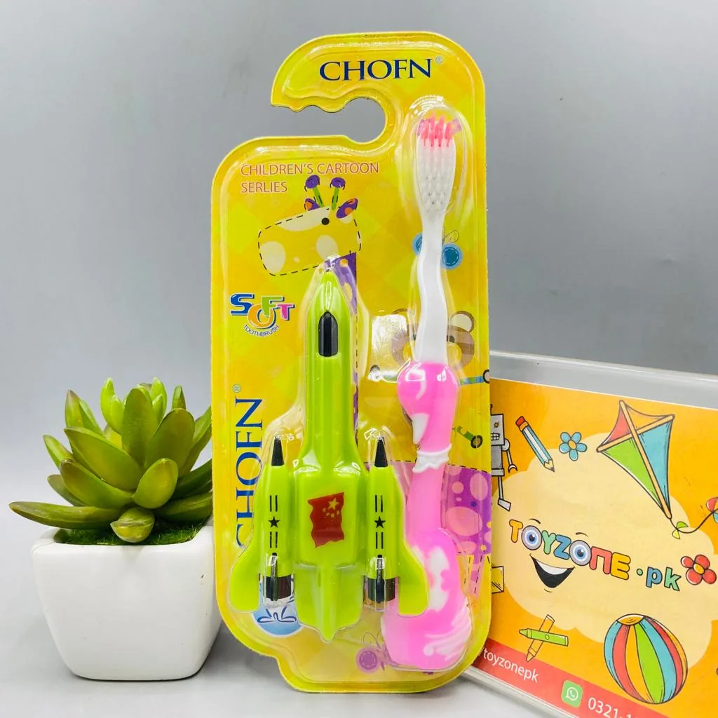 Baby Toothbrush With Airplane Toys - Image 6