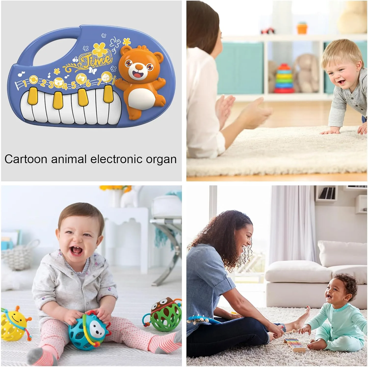 Bear Piano Keyboard With Light And Sound - Image 2
