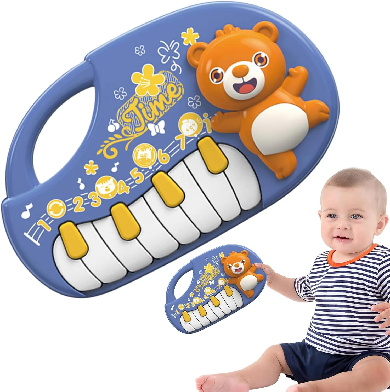 Bear Piano Keyboard With Light And Sound - Image 4
