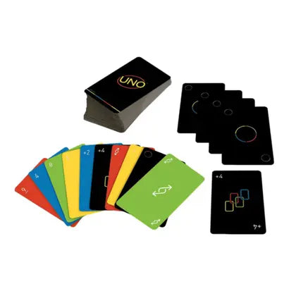 Black Special Edition UNO Card Family Game - Image 2