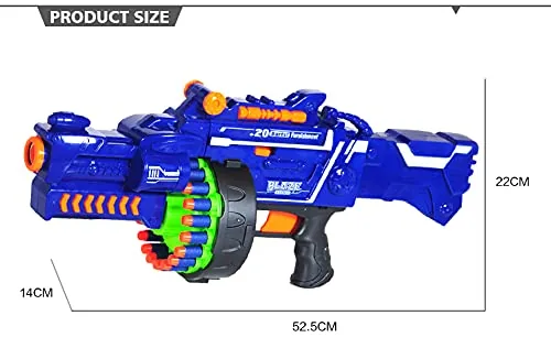 Blaze Storm Manual Soft Bullet Shooting Gun Toy - Image 3