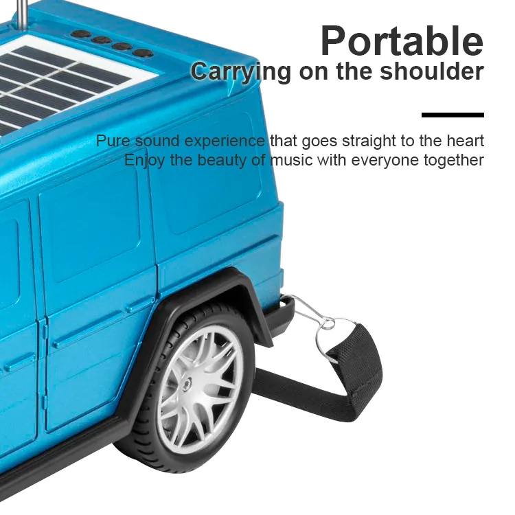Blue Tooth Speaker Charge With Solar & USB Cable Model B2 - Image 5