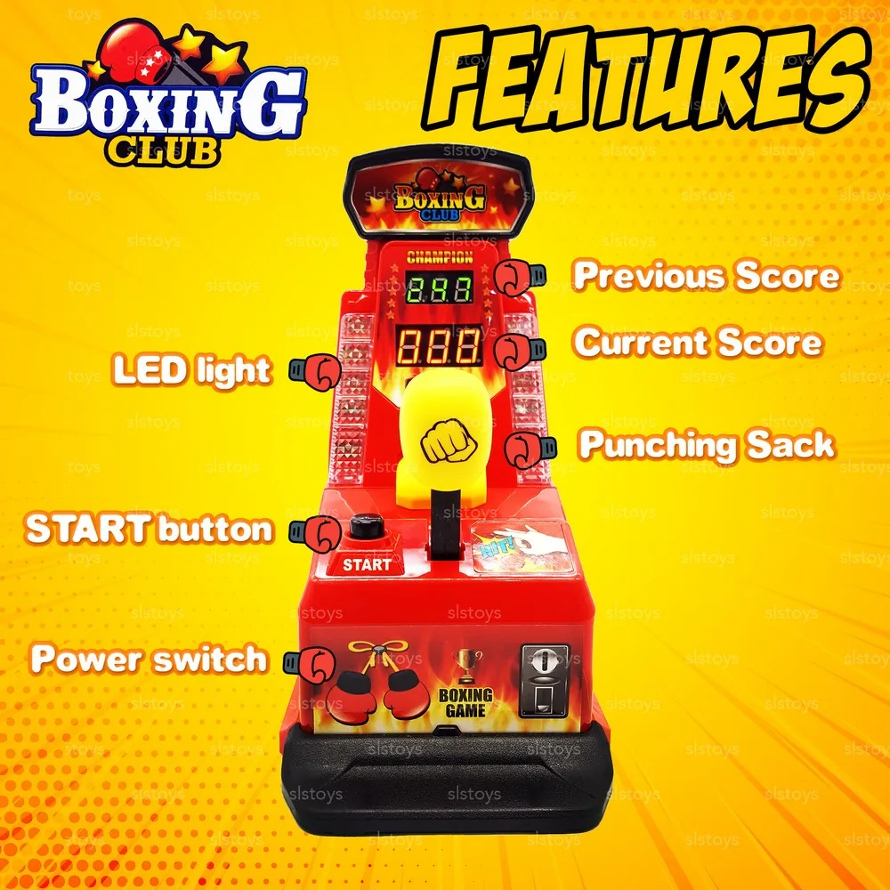 Boxing Club Flick Finger Punch Arcade Board Game - Image 3