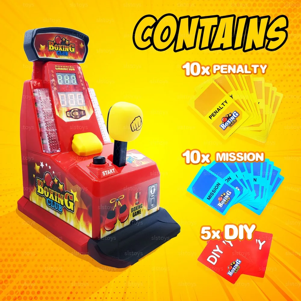 Boxing Club Flick Finger Punch Arcade Board Game - Image 6