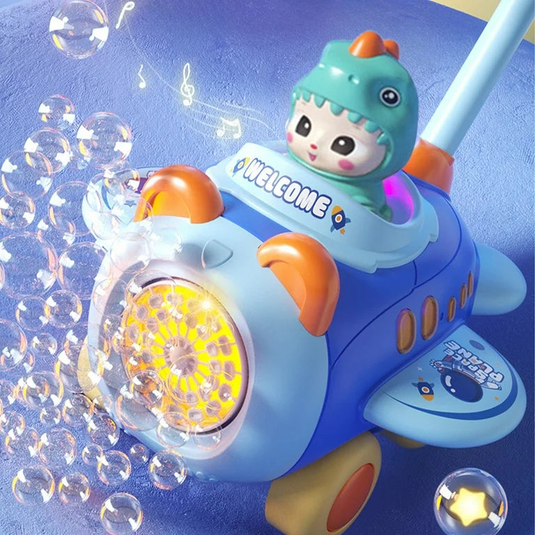Bubble Airplane Push And Play Machine - Image 2